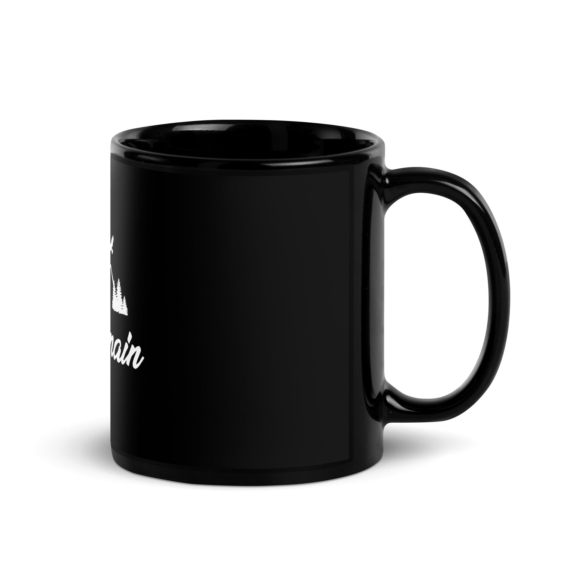 Eagles Domain Coffee Black Glossy Mug - Eagles Domain Coffee