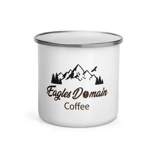 Eagles Domain Coffee Enamel Mug - Eagles Domain Coffee
