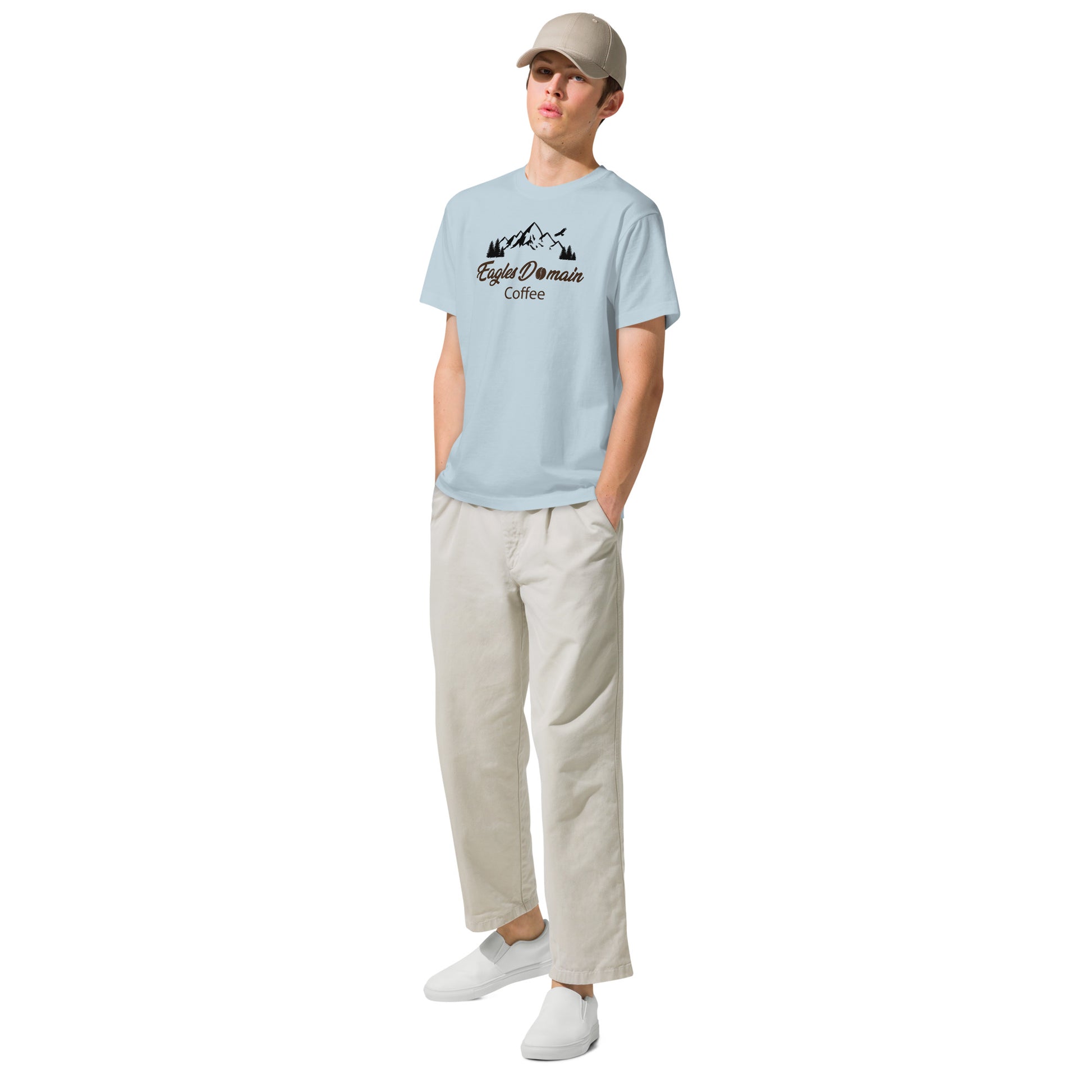 Eagles Domain Coffee Organic Cotton T-Shirt - Eagles Domain Coffee