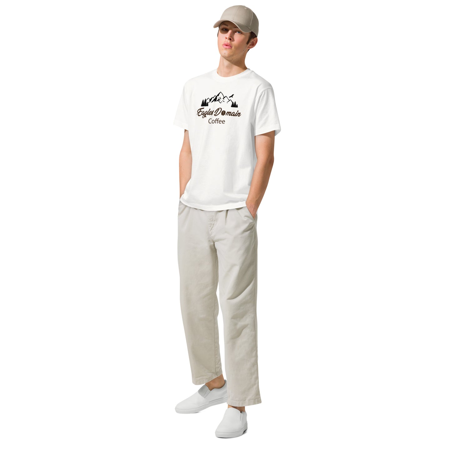 Eagles Domain Coffee Organic Cotton T-Shirt - Eagles Domain Coffee