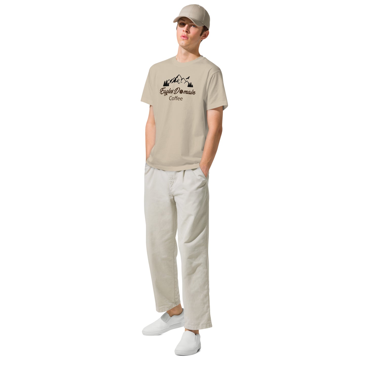 Eagles Domain Coffee Organic Cotton T-Shirt - Eagles Domain Coffee
