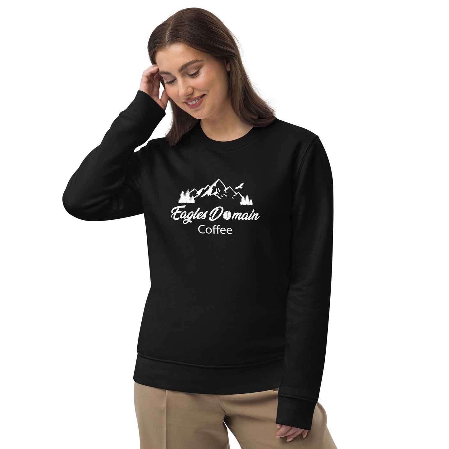 Eagles Domain Coffee Unisex Eco Sweatshirt - Eagles Domain Coffee