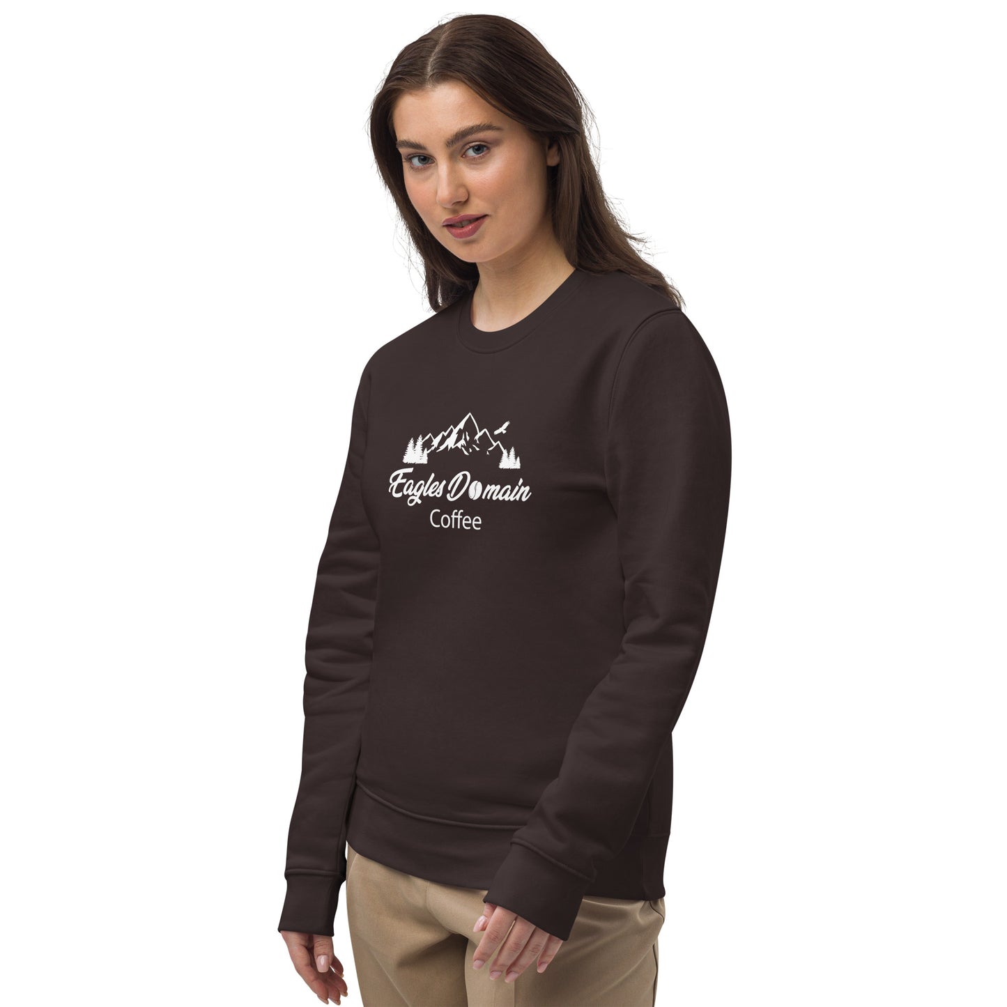 Eagles Domain Coffee Unisex Eco Sweatshirt - Eagles Domain Coffee