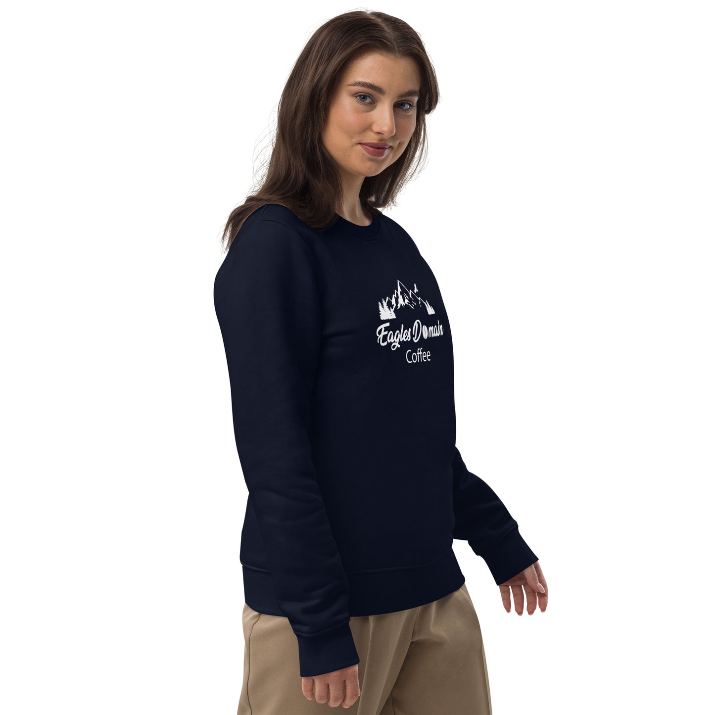 Eagles Domain Coffee Unisex Eco Sweatshirt - Eagles Domain Coffee