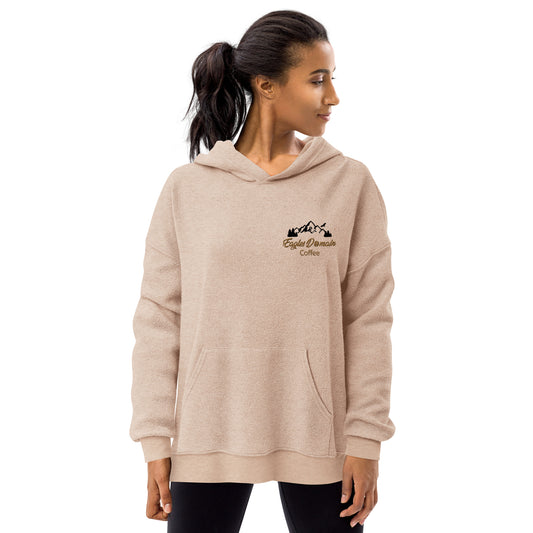 Eagles Domain Coffee Unisex Sueded Fleece Hoodie - Eagles Domain Coffee