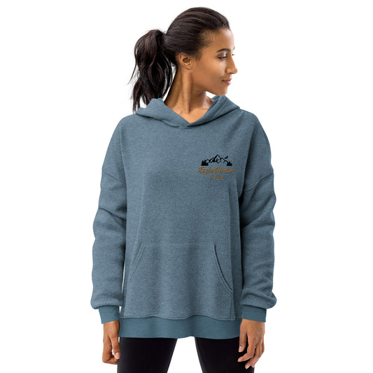 Eagles Domain Coffee Unisex Sueded Fleece Hoodie - Eagles Domain Coffee