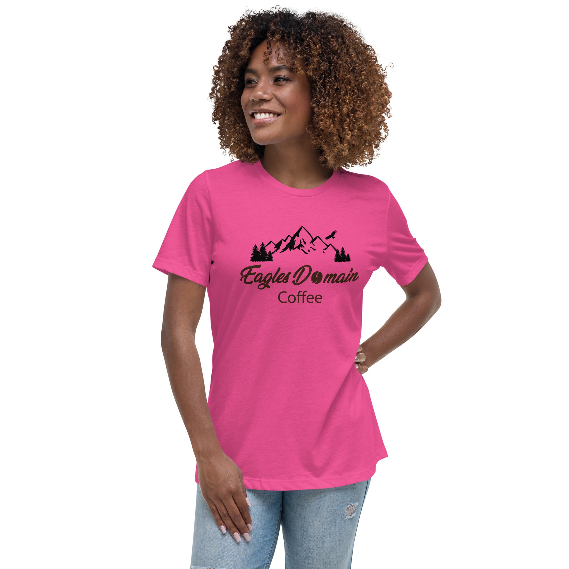 Eagles Domain Coffee Women's Relaxed T-Shirt - Eagles Domain Coffee
