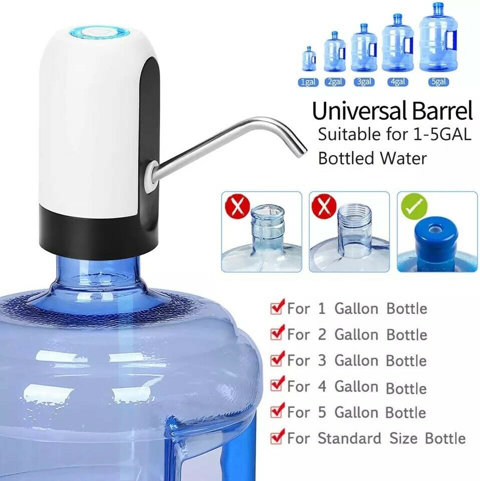Water Bottle Electric Automatic Universal Dispenser 5 Gallon USB USB Water Dispenser Automatic Drinking Water Bottle - Eagles Domain Coffee