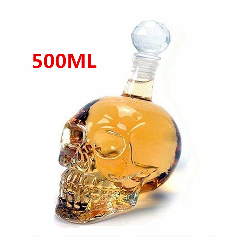 Skull Skull Double Transparent Glass - Eagles Domain Coffee