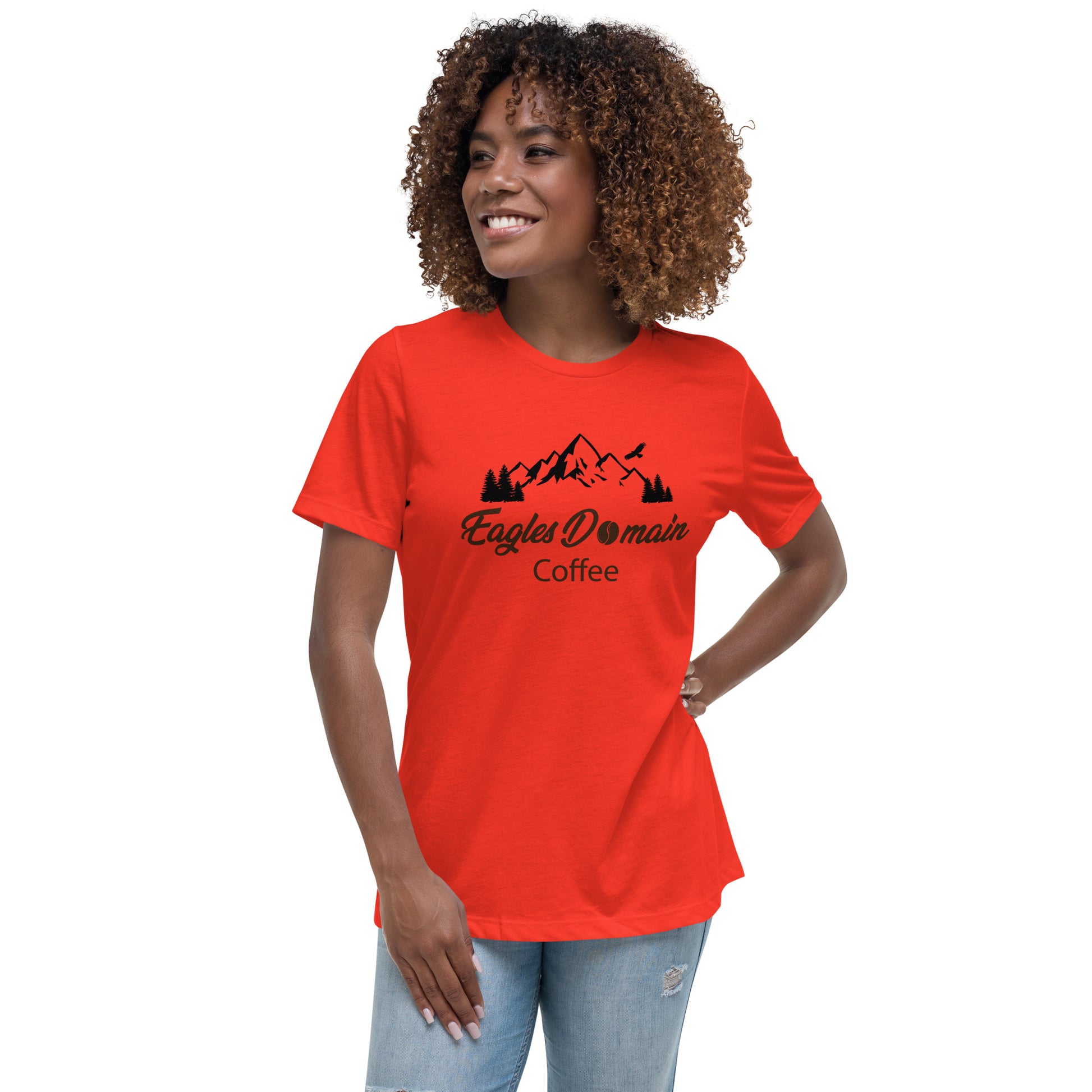 Eagles Domain Coffee Women's Relaxed T-Shirt - Eagles Domain Coffee